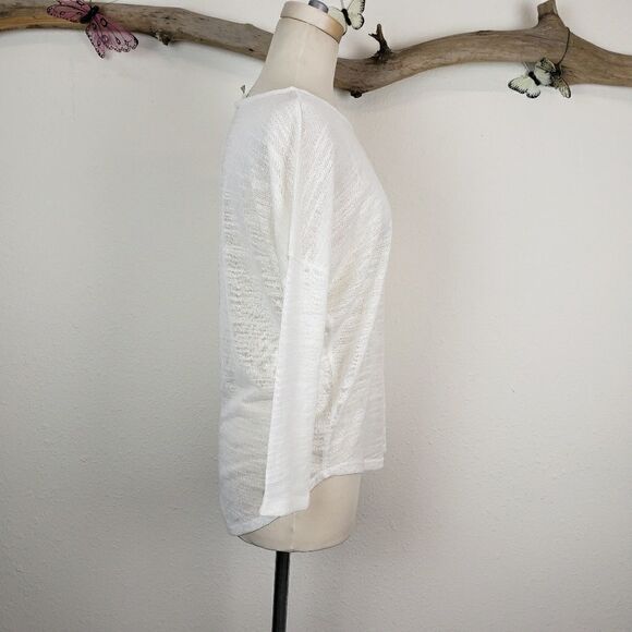 Olive & oak lightweight burnout sweater - Picture 7 of 8